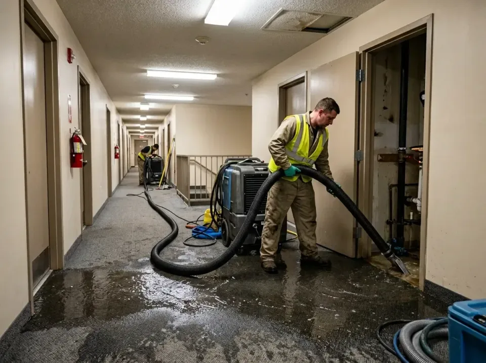 multi-unit-apartment-hallway-f-005 — frequently asked questions, Emergency Burst Pipe Water Extraction & Removal in Pioneer…